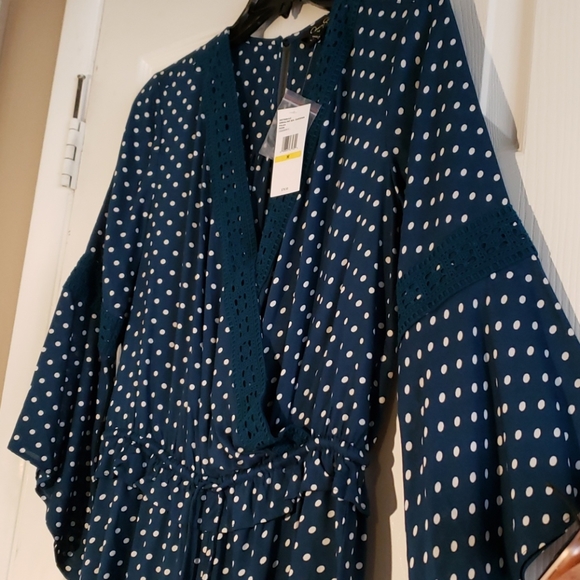 New!! Jessica Simpson Gardenia polka dot romper - Picture 6 of 7